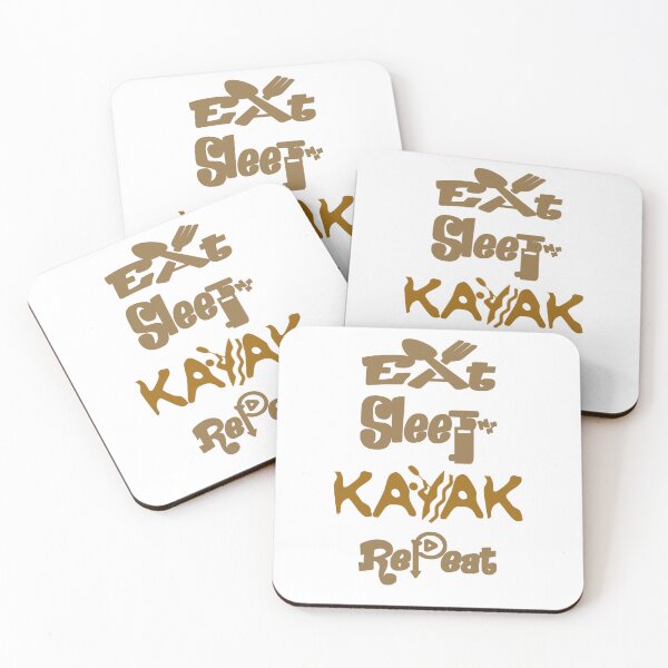 Item preview, Eat sleep kayak repeat, designed and sold by Chakilogy.