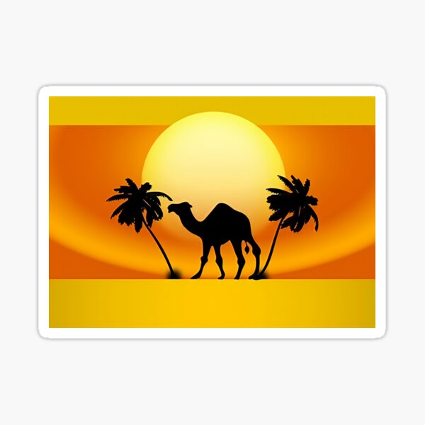 Happy Camel Sticker