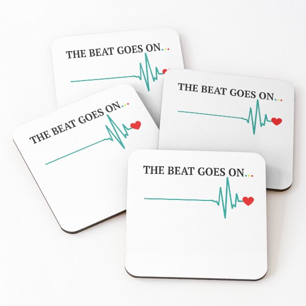 Item preview, The Beat Goes Heart Attack Survivor Recovery Cardiac Arrest designed and sold by yassine11227.