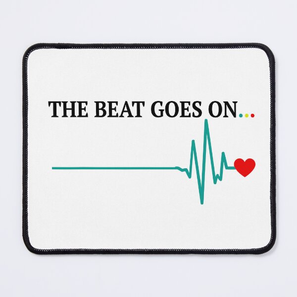 Item preview, The Beat Goes Heart Attack Survivor Recovery Cardiac Arrest designed and sold by yassine11227.