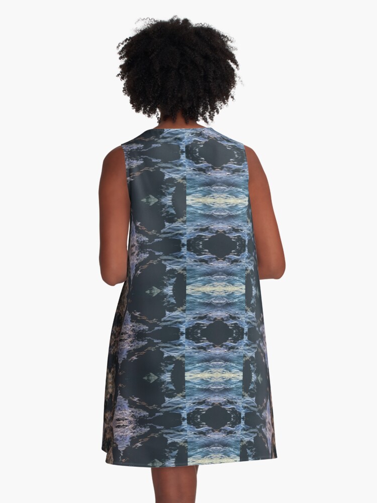Thumbnail 3 of 4, A-Line Dress, Blue Rhythm designed and sold by kinkatstyle.