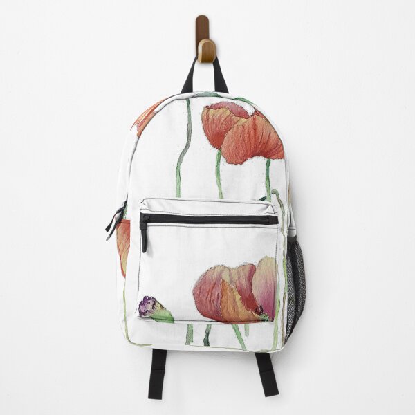 Item preview, Watercolor Poppy Flowers designed and sold by Pavnud.