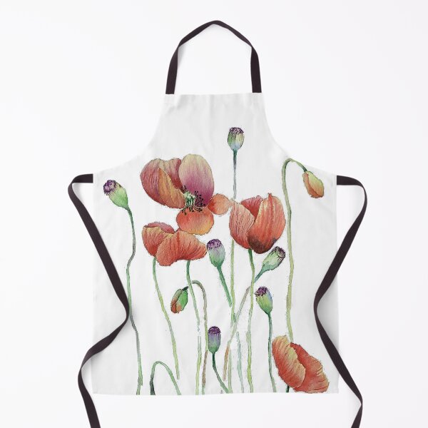 Item preview, Watercolor Poppy Flowers designed and sold by Pavnud.