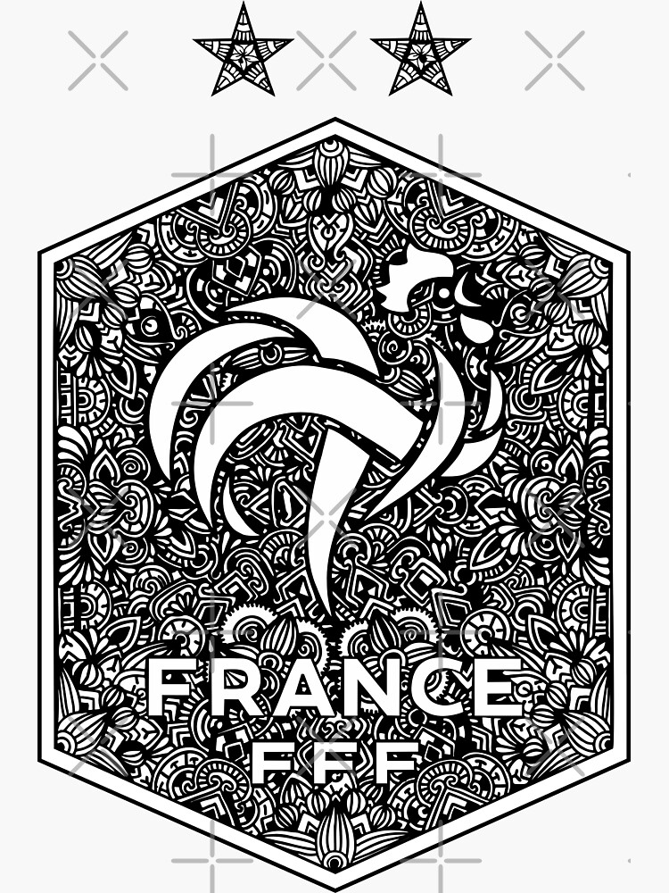 "FRANCE NATIONAL FOOTBALL TEAM (Équipe de France de football)" Sticker