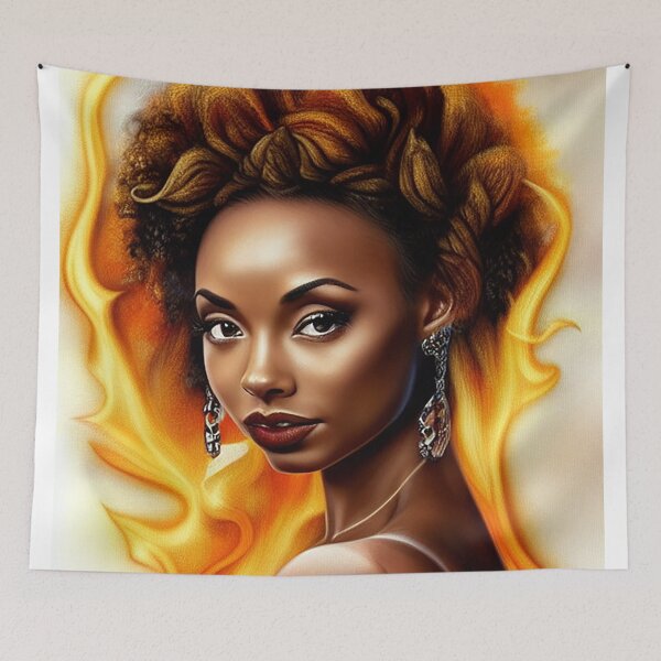 Item preview, She's on Fire designed and sold by DeepSymbolism.