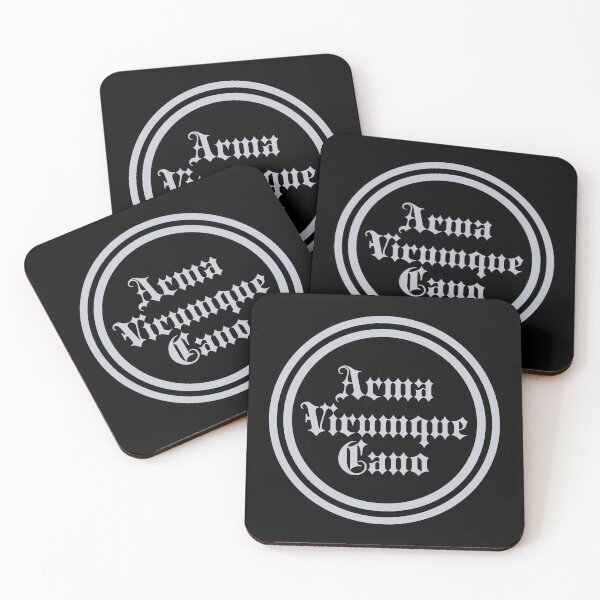 Item preview, Arma Virumque Cano - Latin Phrases - Aenid - Silver designed and sold by JourneyCreative.