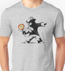 Banksy Mario Flower Thrower Unisex T-Shirt