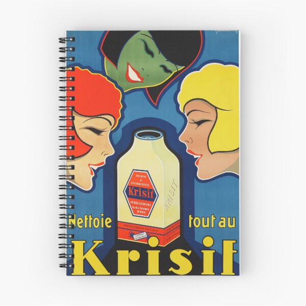 Item preview, KRISIT Nettoie Tout Au Cleans Everything 1929 Vintage French Detergent Poster Johannes Handschin designed and sold by retroposters.