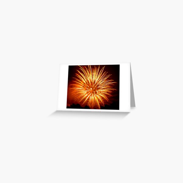 Fireworks - Sea Anemone Greeting Card