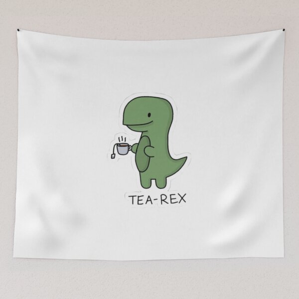 Item preview, Tea-Rex green designed and sold by caramelizedshop.