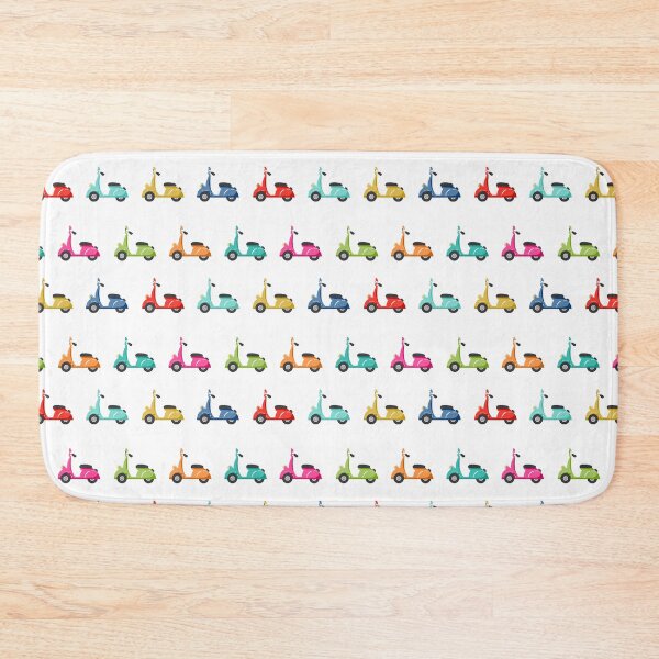 Item preview, Multi colour moped print designed and sold by Cheekyleopard.