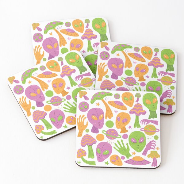 Item preview, Aliens and Mushrooms designed and sold by serapika.