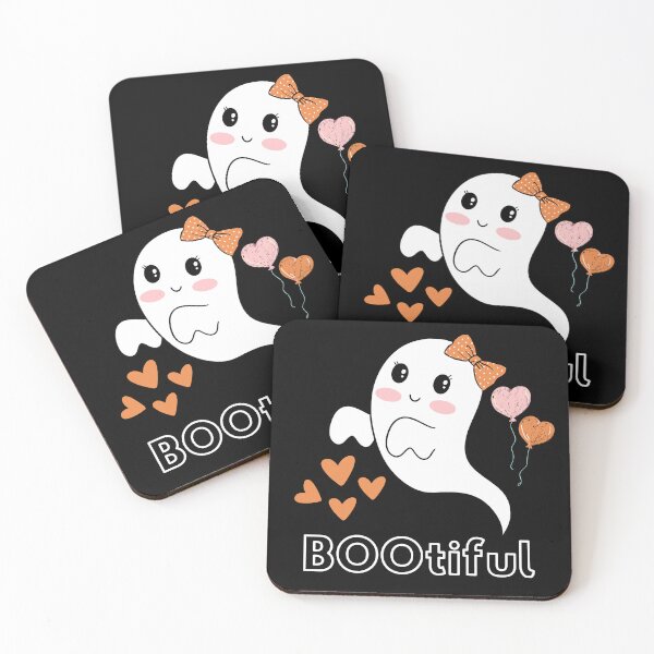 Item preview, Bootiful Cute Little Halloween Ghost designed and sold by The Glasses Girl.