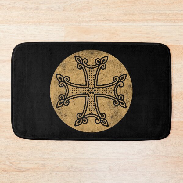 Item preview, Armenian Cross in gold circle, christians supports Armenia designed and sold by IsisOsiris.