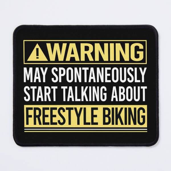 Item preview, Warning About Freestyle Biking designed and sold by WrightTrouble.