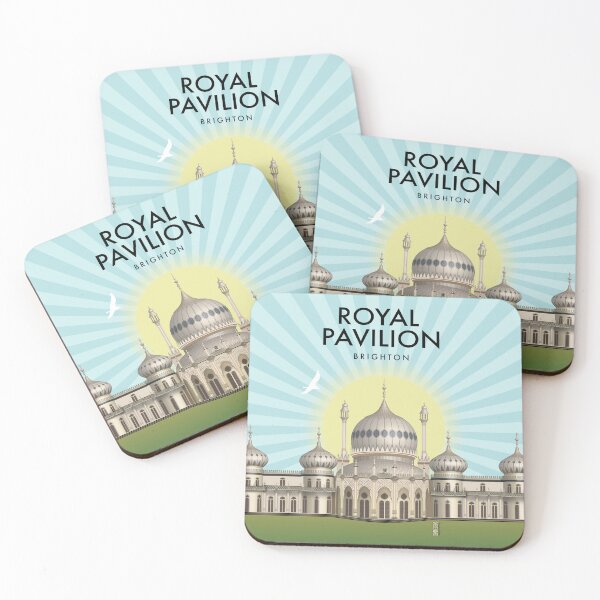 Item preview, Royal Pavilion, Brighton - Art Deco Digital Illustration designed and sold by Vicky Anne Vaughan.