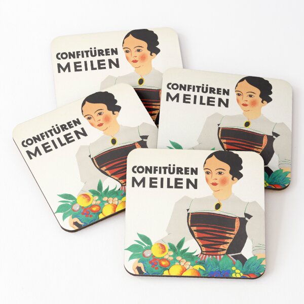 Item preview, CONFITUREN MEILEN Fruit Jam 1919 Advertisement Poster by Otto Baumberger designed and sold by retroposters.