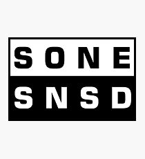 SONE - SNSD Photographic Print