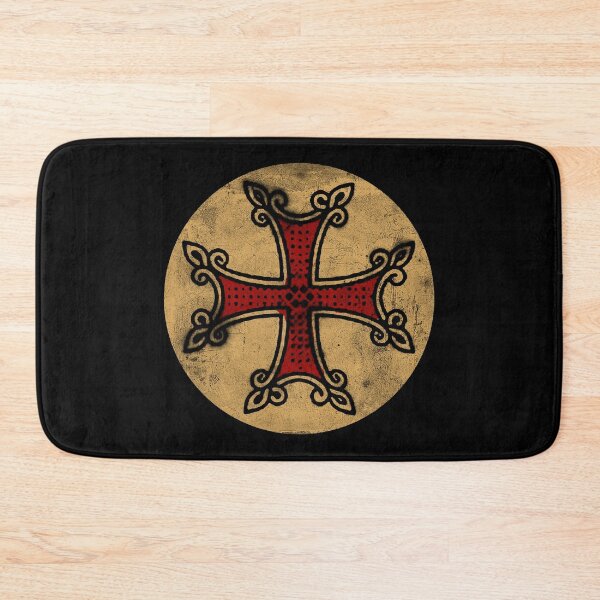 Item preview, Armenian Cross in gold circle with red, christians supports Armenia designed and sold by IsisOsiris.