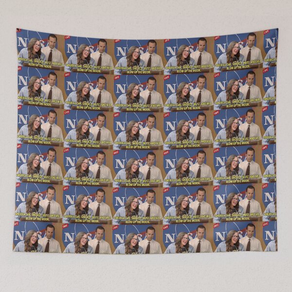 Item preview, America Can, Should, Must, and Will Blow Up The Moon designed and sold by ZaraZahavah.