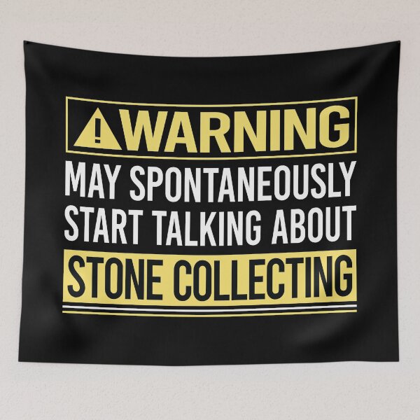 Item preview, Warning About Stone Collecting designed and sold by WrightTrouble.