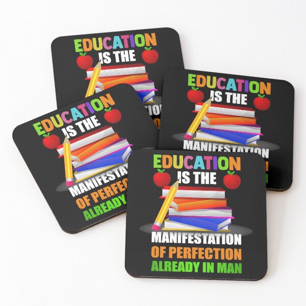 Item preview, Education is the manifestation of perfection already in man : A teacher gift idea for mom, dad, son, daugther designed and sold by Best-Designers.