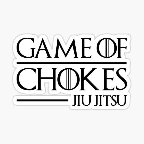 Item preview, Jiu Jitsu - Game Of Chokes designed and sold by Mma-Madness.