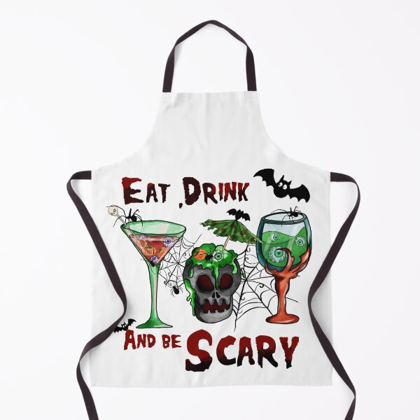 Item preview, Eat drink and be scary, spooky halloween drinking design designed and sold by reka88.