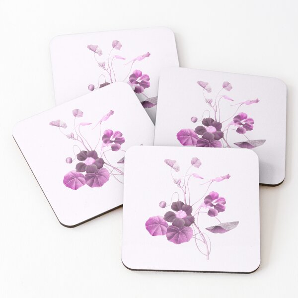 Item preview, Monks Cress Flower, Alternative Illustration - Pink Rose designed and sold by DaphneKstudio .