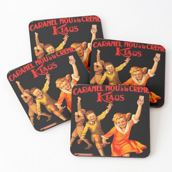 Item preview, CARAMEL MOU a la CREME KLAUS Chocolate Candy 1929 Italy Vintage Poster designed and sold by retroposters.