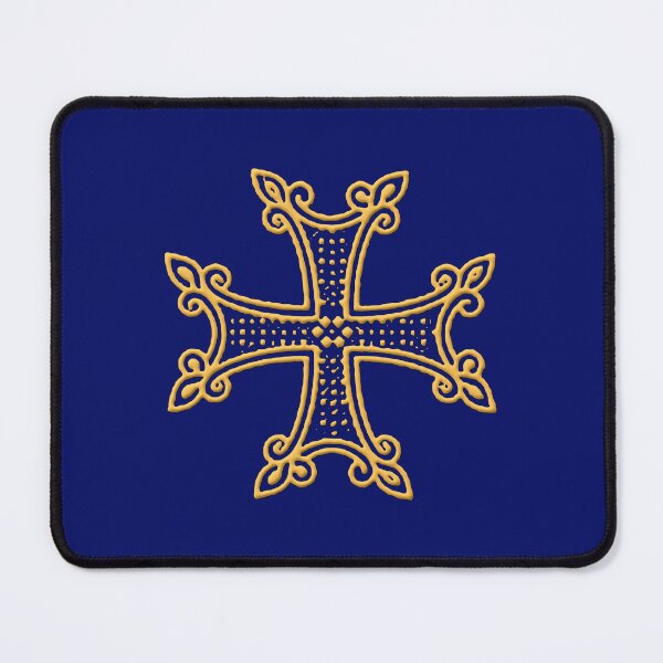 Item preview, Armenian Cross in gold with bevel, christians supports Armenia designed and sold by IsisOsiris.