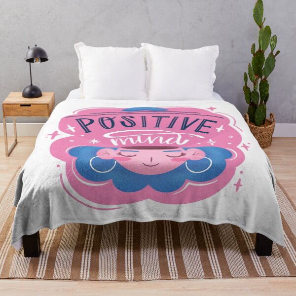 Artikelvorschau, Mädchen mit positivem Geist-Typografie-Zitat - Inspiration entworfen und verkauft von NourmasDesigns.