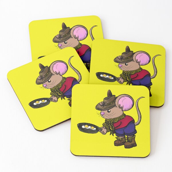 Item preview, Camping Breakfast Cast Iron Adventure Mouse  designed and sold by CampK80.