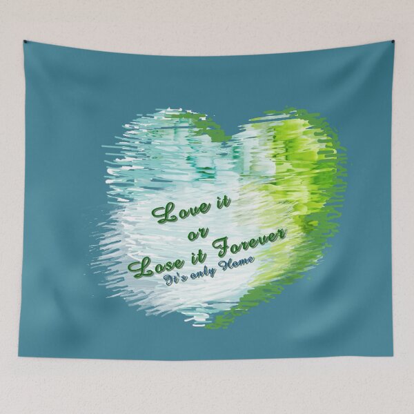 Item preview, LOVE THE EARTH OR LOSE IT  earth day April 22 designed and sold by THE AMERICAN TEEVANGELIST.