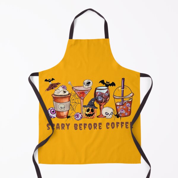 Item preview, Scary before coffee, spooky halloween drinking design designed and sold by reka88.