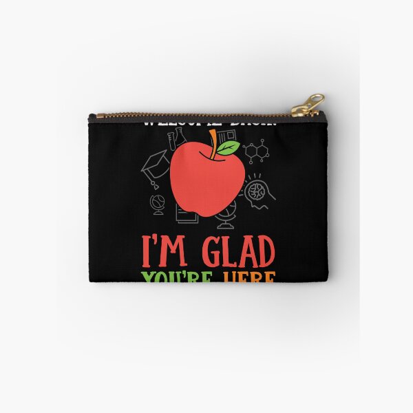 Item preview, Welcome back I'm glad you're here : A teacher gift idea for mom, dad, son, daugther designed and sold by Best-Designers.