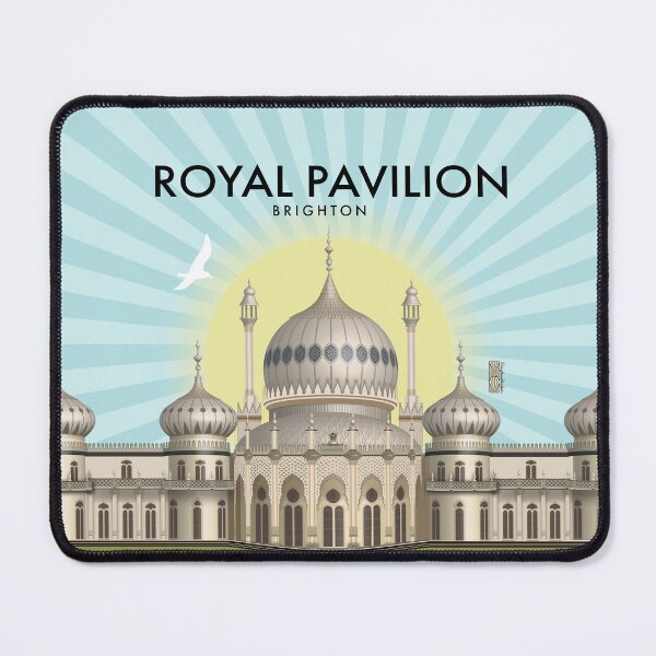 Item preview, Royal Pavilion, Brighton - Art Deco Digital Illustration designed and sold by Vicky Anne Vaughan.