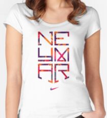 neymar Women's Fitted Scoop T-Shirt