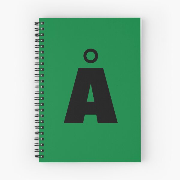Item preview, Letter Å, Swedish, Danish, Finnish, Norwegian, alphabet letter  designed and sold by Pommallina.