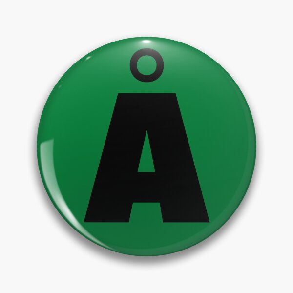 Item preview, Letter Å, Swedish, Danish, Finnish, Norwegian, alphabet letter  designed and sold by Pommallina.
