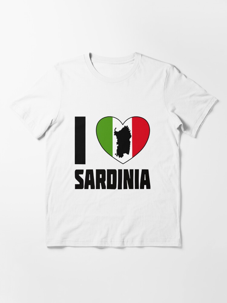 Sardinia souvenir t-shirts map design | tostadora