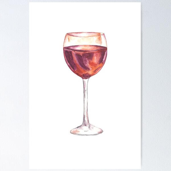 Item preview, Red Wine Watercolor Painting designed and sold by shannengh.