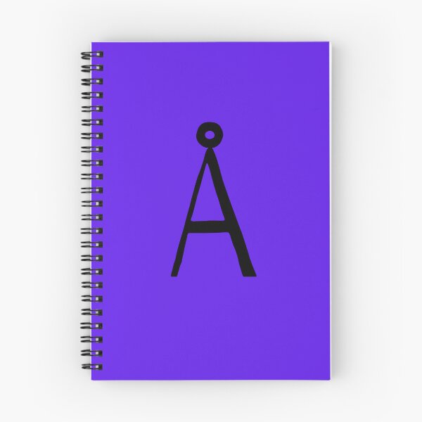 Item preview, Letter Å, Swedish, Danish, Finnish, Norwegian, alphabet letter  designed and sold by Pommallina.