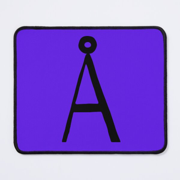 Item preview, Letter Å, Swedish, Danish, Finnish, Norwegian, alphabet letter designed and sold by Pommallina.