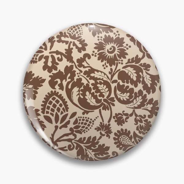 Item preview, William Morris Floral Damask, Taupe Tan on Beige designed and sold by Marymarice.