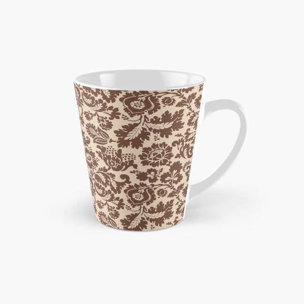 Item preview, William Morris Floral Damask, Taupe Tan on Beige designed and sold by Marymarice.