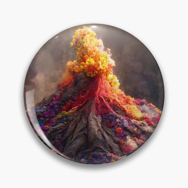 Item preview, Flower Volcano 1 designed and sold by AiBroughtToLife.