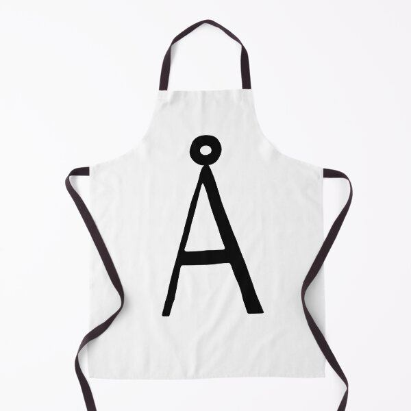 Item preview, Letter Å, Swedish, Danish, Finnish, Norwegian, alphabet letter designed and sold by Pommallina.