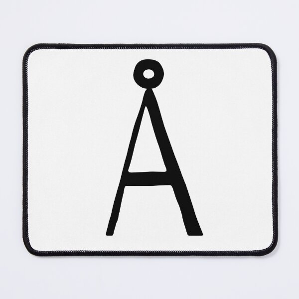Item preview, Letter Å, Swedish, Danish, Finnish, Norwegian, alphabet letter designed and sold by Pommallina.