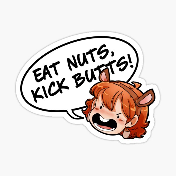 Item preview, Squirrel Girl Eat Nuts Kick Butts Speach Bubble designed and sold by khemmings94.